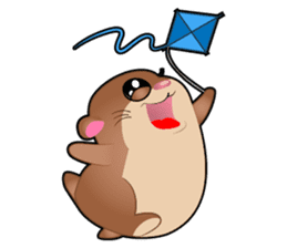 Boola, the happy hamster sticker #603723