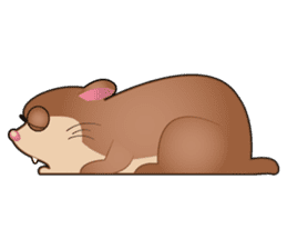 Boola, the happy hamster sticker #603724