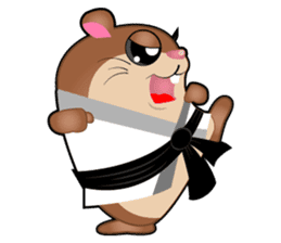 Boola, the happy hamster sticker #603725