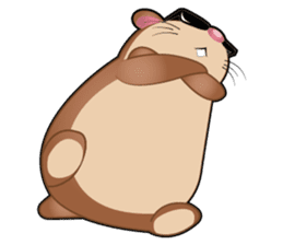 Boola, the happy hamster sticker #603726