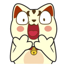 Kira, the lucky cat (Maneki-neko) sticker #603850