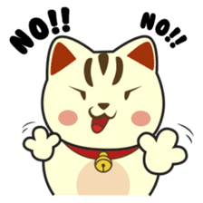 Kira, the lucky cat (Maneki-neko) sticker #603851