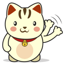 Kira, the lucky cat (Maneki-neko) sticker #603852