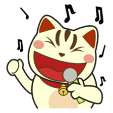 Kira, the lucky cat (Maneki-neko) sticker #603854