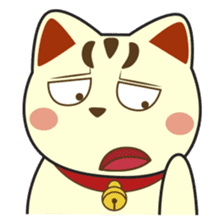 Kira, the lucky cat (Maneki-neko) sticker #603856