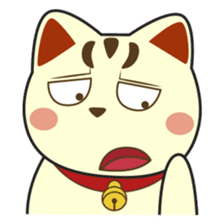 Kira, the lucky cat (Maneki-neko) sticker #603856
