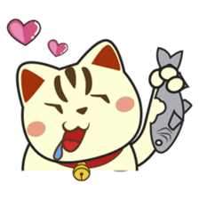 Kira, the lucky cat (Maneki-neko) sticker #603858