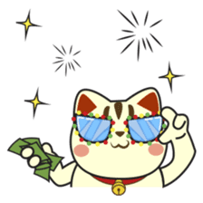 Kira, the lucky cat (Maneki-neko) sticker #603864