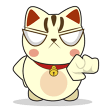 Kira, the lucky cat (Maneki-neko) sticker #603865