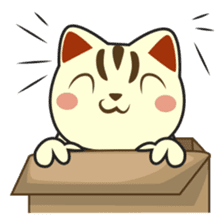 Kira, the lucky cat (Maneki-neko) sticker #603868