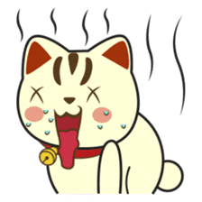 Kira, the lucky cat (Maneki-neko) sticker #603875