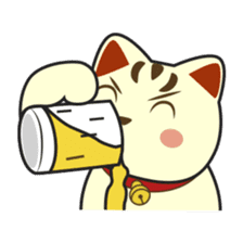 Kira, the lucky cat (Maneki-neko) sticker #603876