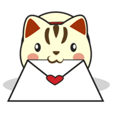 Kira, the lucky cat (Maneki-neko) sticker #603877