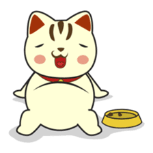 Kira, the lucky cat (Maneki-neko) sticker #603880