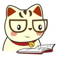 Kira, the lucky cat (Maneki-neko) sticker #603882