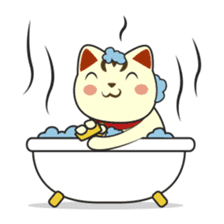 Kira, the lucky cat (Maneki-neko) sticker #603883