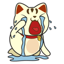 Kira, the lucky cat (Maneki-neko) sticker #603887