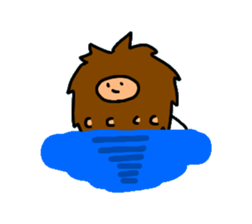 A strange living thing sticker #604081