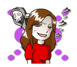 Dominant wife Mako Hiroshima dialect sticker #604295