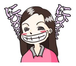 Dominant wife Mako Hiroshima dialect sticker #604297