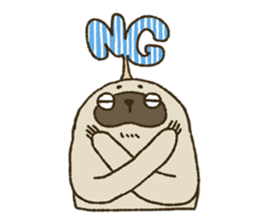 KINOKEMONO the mushroom sloth. sticker #604467