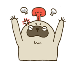 KINOKEMONO the mushroom sloth. sticker #604468