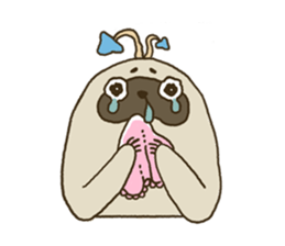 KINOKEMONO the mushroom sloth. sticker #604472