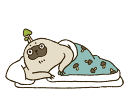KINOKEMONO the mushroom sloth. sticker #604474
