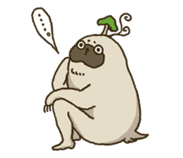 KINOKEMONO the mushroom sloth. sticker #604476