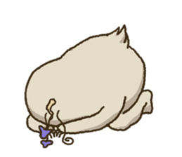 KINOKEMONO the mushroom sloth. sticker #604479
