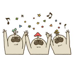 KINOKEMONO the mushroom sloth. sticker #604484