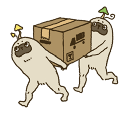 KINOKEMONO the mushroom sloth. sticker #604492