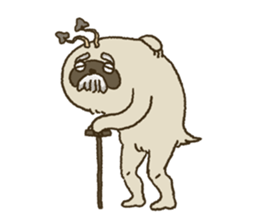 KINOKEMONO the mushroom sloth. sticker #604494