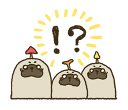 KINOKEMONO the mushroom sloth. sticker #604496