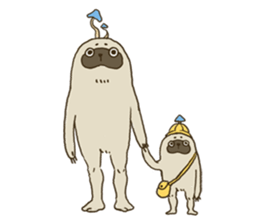 KINOKEMONO the mushroom sloth. sticker #604505