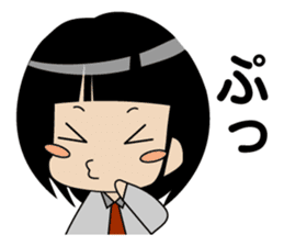 Japanese school girl ver1 sticker #604645