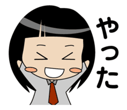 Japanese school girl ver1 sticker #604648