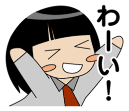 Japanese school girl ver1 sticker #604651