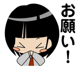 Japanese school girl ver1 sticker #604652