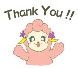 Happy sheep"NONO"(English ver.) sticker #604746