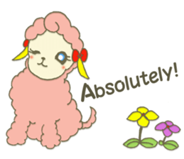 Happy sheep"NONO"(English ver.) sticker #604748