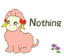 Happy sheep"NONO"(English ver.) sticker #604756
