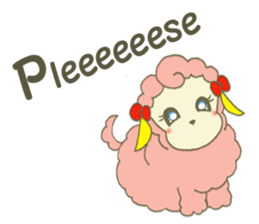 Happy sheep"NONO"(English ver.) sticker #604761