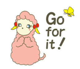 Happy sheep"NONO"(English ver.) sticker #604775