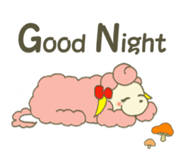 Happy sheep"NONO"(English ver.) sticker #604780