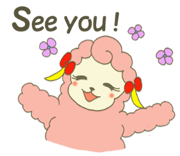 Happy sheep"NONO"(English ver.) sticker #604784