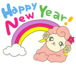 Happy sheep"NONO"(English ver.) sticker #604785