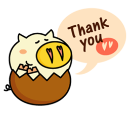 dog and pig sticker #604848