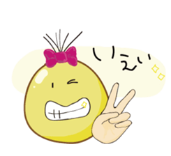 Mr. & Mrs. Yellow 3 sticker #604934