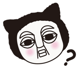 Mystery Cat sticker #605402